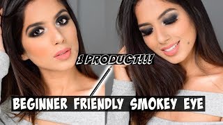 Watch EASY SMOKEY EYE For BEGINNERS Using ONLY 1 PRODUCT! Video
