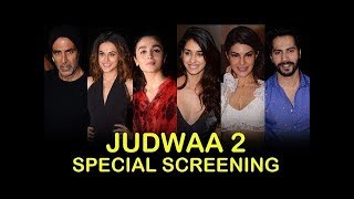 Watch Judwaa 2 Movie GRAND Special Screening | Varun Dhawan, Jacqueline Fernandez, Taapsee Pannu Video