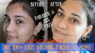 Watch Chemical Free | DIY 100% Organic facial at home | #KARWACHAUTHWEEK | Nidhi Katiyar Video