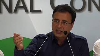 Watch AICC Press Briefing By Randeep Surjewala at Congress HQ, October 4, 2017 Video