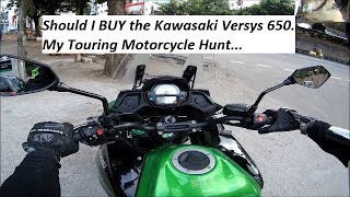 Watch Should I BUY the Kawasaki Versys 650. My Touring Motorcycle Hunt... Video