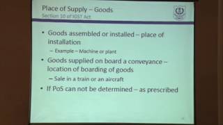Watch IGST-Place of Supply of Services Import/Export of Goods of Services by Mr Ajit Singh Shekhawat Video