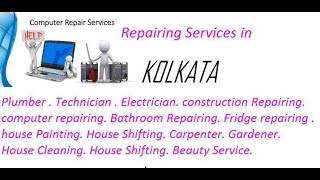 Watch Get Home Repairing Services in KOLKATA   city.  All technical solutions at home. Video