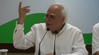 Watch AICC Press Briefing By Kapil Sibal at Congress HQ, October 8, 2017 Video
