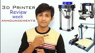 Watch Announcing 3D printer Review Week Video