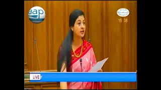 Watch AAP MLA Alka Lamba, addressed Delhi Assembly on LG's Letter to Speaker on Assembly Committees Video