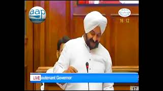 Watch AAP MLA Jarnail Singh, addressed Delhi Assembly on LG's Letter to Speaker on Assembly Committees Video