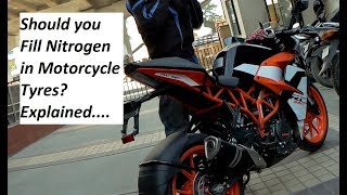 Watch Should you Fill Nitrogen in Motorcycle Tyres? Explained. Video