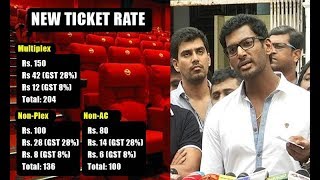 Watch Mersal will release Vishal confirms | Theater new ticket rate Video