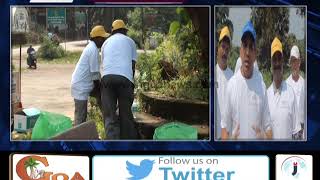 Watch Minister Govind Gaudeâ€‹ Cleans Mangueshi Temple Surroundings Video