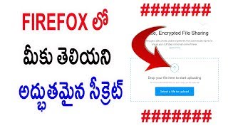 Watch Hidden and Secret settings in Firefox Telugu Tech Tuts Video