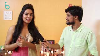 Watch Diwali Special Interview With Beautiful Singer Harshi Mad At Her Place Video