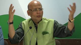 Watch AICC Press Briefing By Abhishek Manu Singhvi at Congress HQ, October 18, 2017 Video