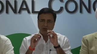 Watch AICC Press Briefing By Randeep Surjewala at Congress HQ, October 30, 2017 Video