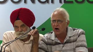 Watch AICC Press Briefing By RPN Singh and Ajoy Kumar at congress HQ, November 2, 2017 Video