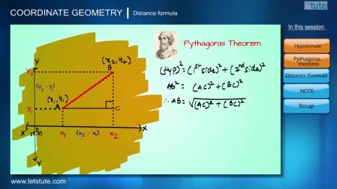 Watch Distance Formula | Coordinate Geometry | Letstute Video