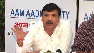 Watch AAP Leader Sanjay Singh and Pankaj Gupta Briefs the Media After 6th National Council meet Video