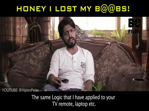 Watch Honey I lost my B@@bs! | Funny hindi comedy video Video