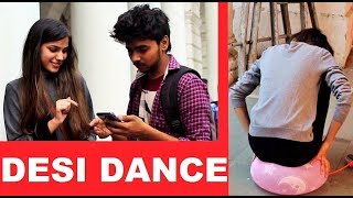 Watch Girl Bursting Ballon & Dancing On HARYANVI Song - Crazy Dares (Pranks in India) Video