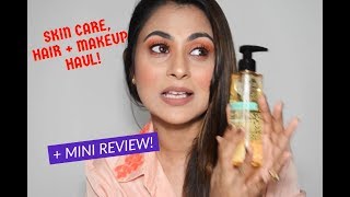 Watch SKIN CARE, MAKEUP, HAIR PRODUCTS HAUL+ REVIEW Video