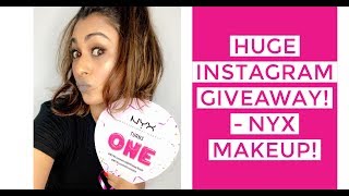 Watch HUGE GIVEAWAY - NYX MAKEUP! Video