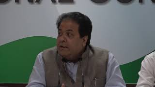 Watch AICC Press Briefing By Rajeev Shukla on Naxal Attack Video