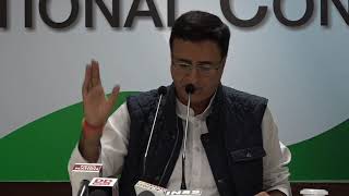 Watch AICC Press Briefing By Randeep Surjewala at Congress HQ, November 17, 2017 Video
