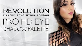 Watch MAKEUP REVOLUTION PRO HD EYESHADOW PALETTE REVIEW Video