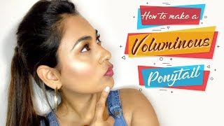 Watch VOLUMINOUS PONYTAIL| HAIR TUTORIAL+ INSTAGRAM GIVEAWAY Video