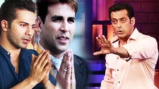 Watch Akshay Kumar Postpones His Film Coz Of Salman, Varun Dhawan Not Replacing Salman In Dancing Dad Video
