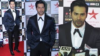 Watch Varun Dhawan At Star Screen Awards 2018 Red Carpet | Star Plus Awards Show 2018 Video