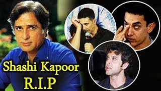 Watch Bollywood Celebs MORNS Shashi Kapoor's Demise | Hrithik, Akshay, Aamir Video