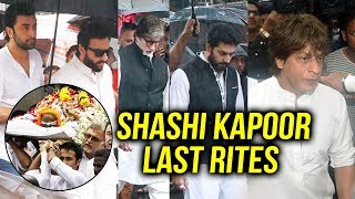 Watch Shashi Kapoor LAST RITES | Funeral | Shahrukh, Saif Ali Khan, Abhishek Bachchan Video