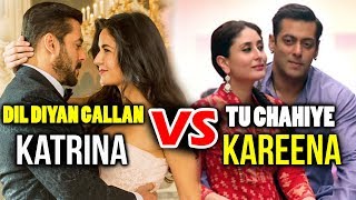 Watch Salman-Katrina Vs Salman-Kareena  | Who Looks Best With Salman Khan | Dil Diyan Gallan Video