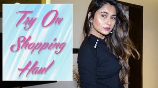 Watch TRY ON HAUL: ZARA, LIFESTYLE, SHOPPERS STOP, GAP, ETC Video