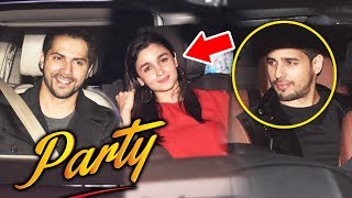 Watch Varun, Alia, Sidharth & Other Celebs Spotted Sandeep Khosla Party Video