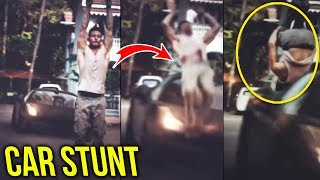 Watch Tiger Shroff Amazing Backflip Over Speeding Sport Car Video