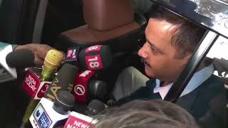 Watch Delhi CM Arvind Kejriwal Briefs Media After Meeting LG on Narela Incident Video