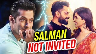 Watch Salman Khan NOT INVITED For Anushka - Virat Kohli Wedding In Italy Video