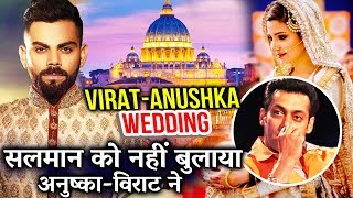 Watch Guest List Of Anushka - Virat Kohli Wedding, Salman Khan Not INVITED Video