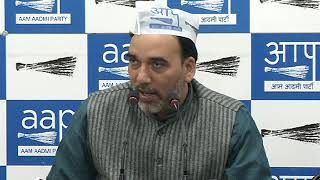 Watch AAP Delhi convenor Gopal Rai addresses the media on Max Hospital issue Video