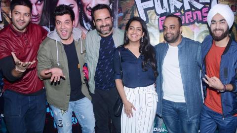 Watch Ali Fazal, Manjot Singh & Varun Sharma Celebrate The Success Of Film Fukrey Returns Video