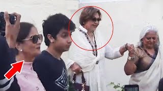 Watch Salman Khan's Mother Salma And Helen Entry At Bina Kak Book Launch Silent Sentinels Of Ranthambhore Video