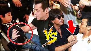 Watch What Salman And Shahrukh Did When They Met DISABLED FAN Video