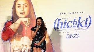 Watch Rani Mukerji's GRAND ENTRY At Hichki Trailer Launch Video