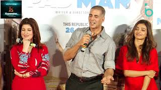 Watch Akshay Kumar Funny Troll With Reporter At Padman Song Aaj Se Teri Launch Video