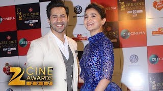 Watch Hottest Jodi Varun Dhawan And Alia Bhatt At Zee Cine Awards 2018 Red Carpet Video