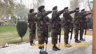 Watch Army pays tribute to soldiers killed in North Kashmir Video