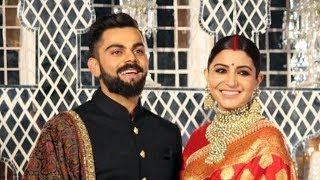 Watch Anushka Sharma And Virat Kohli GRAND ENTRY At Wedding Reception Video