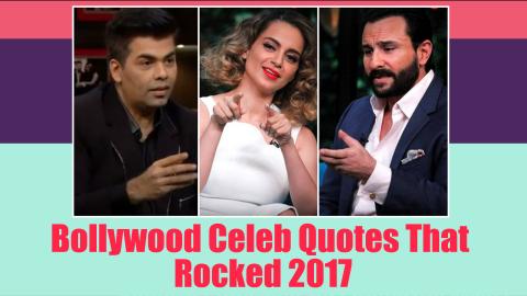 Watch Best Bollywood Quotes Of 2017, Courtesy Our Bindaas Celebs! Video